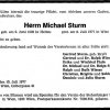 Sturm Michael 1905-1977 Todesanzeige